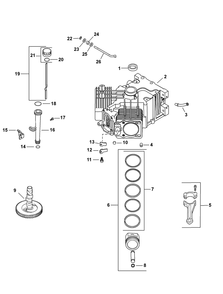 Part Location Diagram of KH-24-108-20-S MTD Ring Set, Piston (.25)
